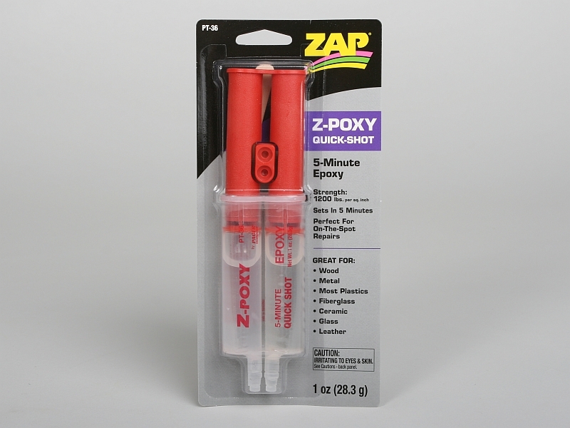 Fotografie produktu: ZAP Z-POXY 5min epoxy 28,3g (1oz) v dávkovači