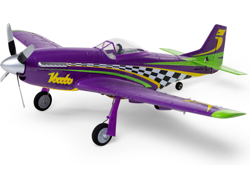 Fotografie produktu: E-flite P-51D Voodoo 0.44m SAFE Select BNF Basic