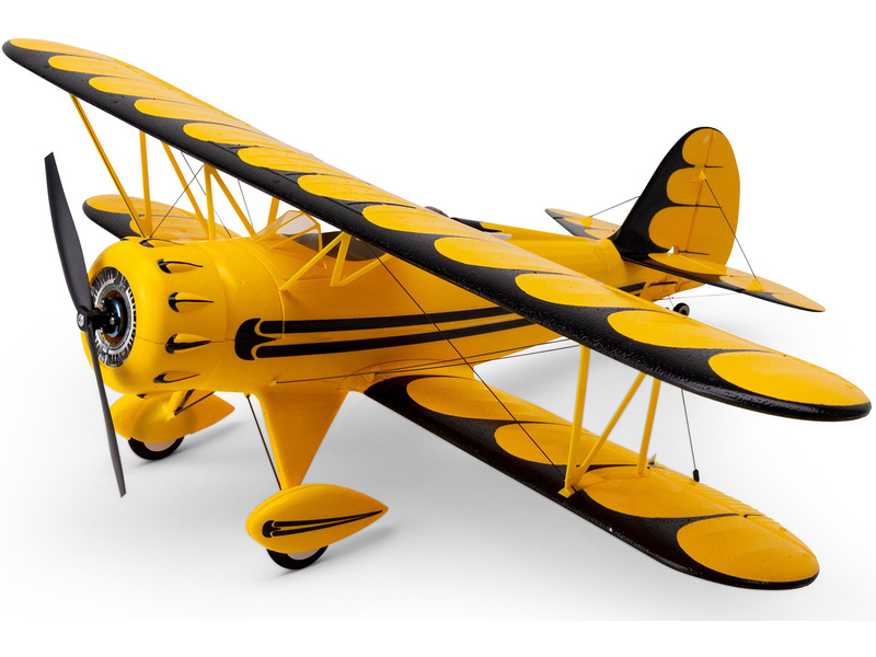 Fotografie produktu: E-flite Waco 0.55m SAFE Select BNF Basic žluté