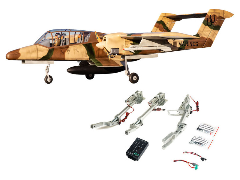 Fotografie produktu: Hangar 9 OV-10 Bronco 30cc ARF + zatahovací podvozek