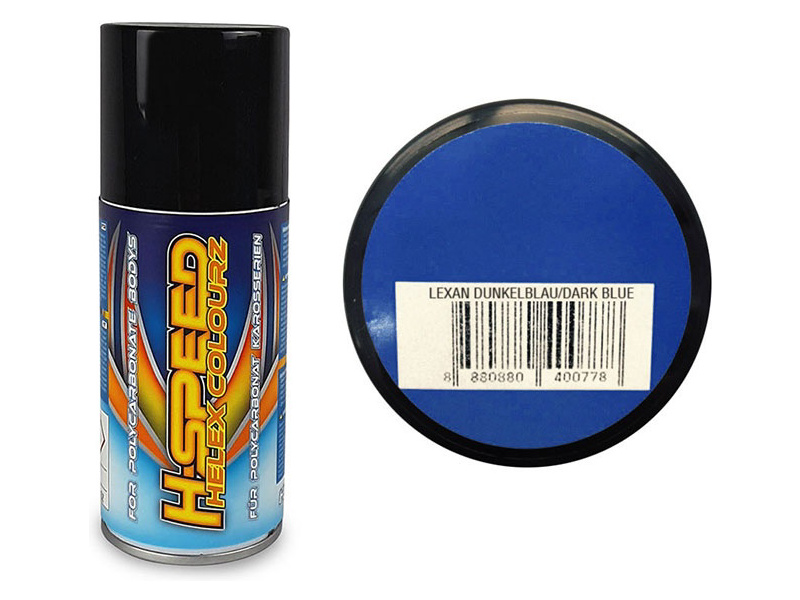 Fotografie produktu: H-Speed barva ve spreji tmavě modrá 150ml