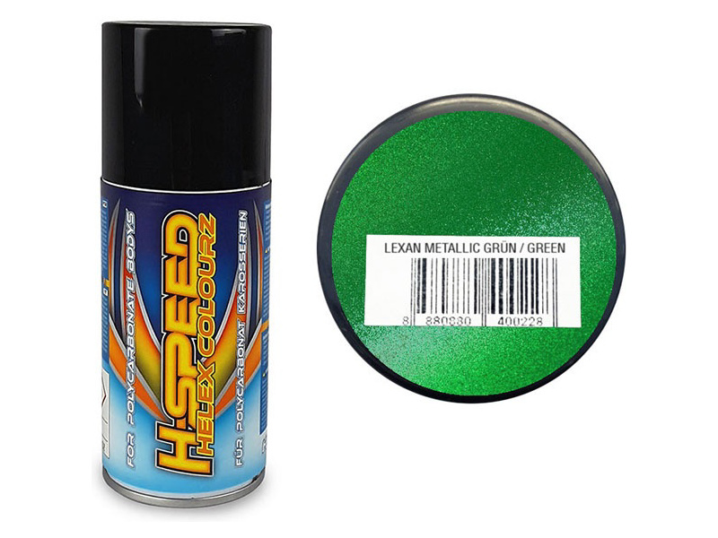 Fotografie produktu: H-Speed barva ve spreji metalická zelená 150ml