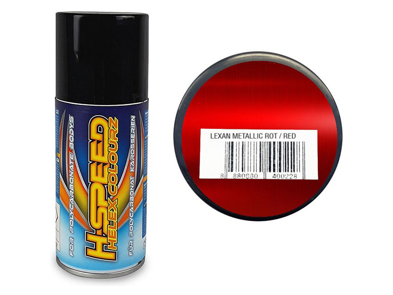 Fotografie produktu: H-Speed barva ve spreji metalická červená 150ml