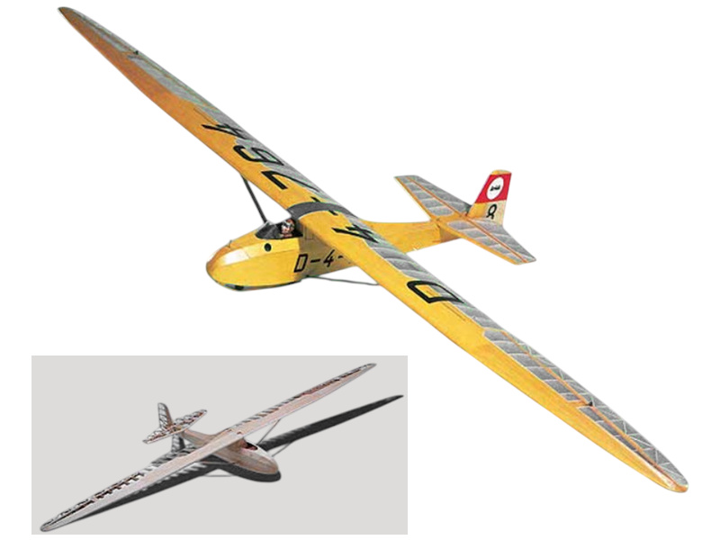 Fotografie produktu: Krick Modelltechnik Krick Grunau Baby 1:6 Kit