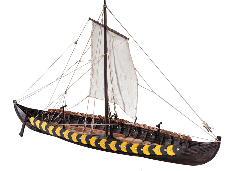 Fotografie produktu: Dušek Vikingská loď Gokstad 1:35 kit