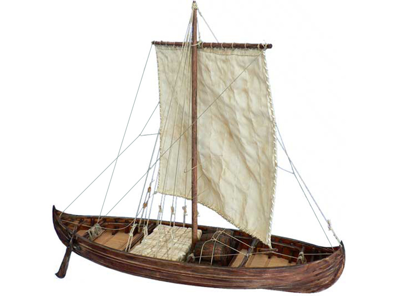 Fotografie produktu: Dušek Vikingská loď Knarr 1:35 kit