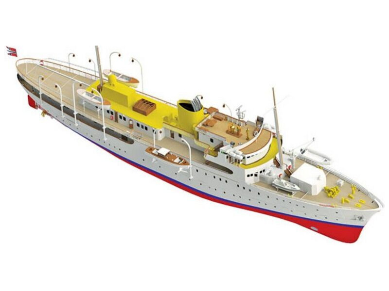 Fotografie produktu: Modell-Tec Kongespiet Norge 1:60 kit