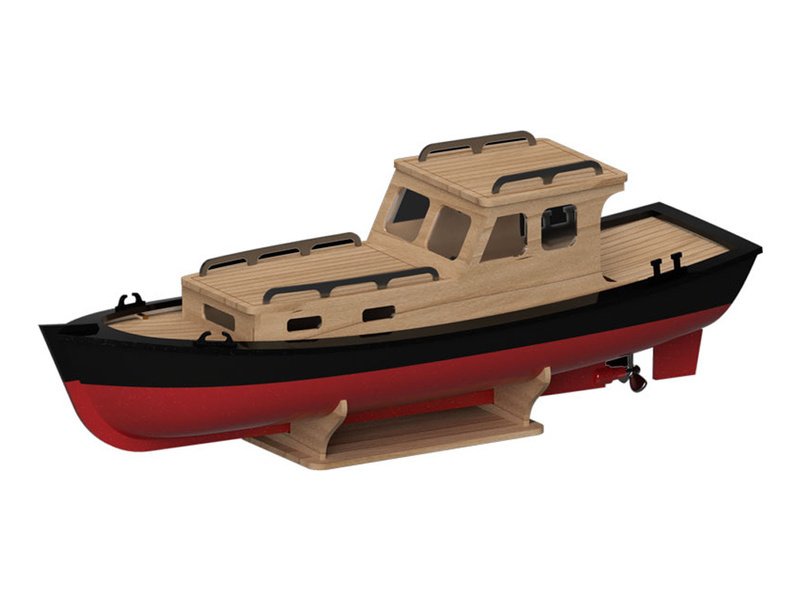 Fotografie produktu: Turkmodel Türkmodel kabinový motorový člun 1:35 kit