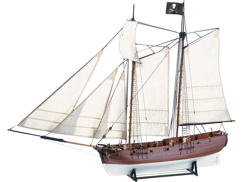 Fotografie produktu: AMATI Adventure pirátská loď 1760 1:60 kit