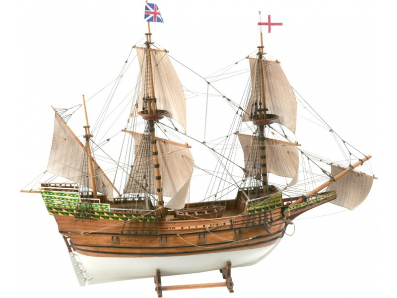 Fotografie produktu: AMATI Mayflower anglická galeóna 1620 1:60 kit