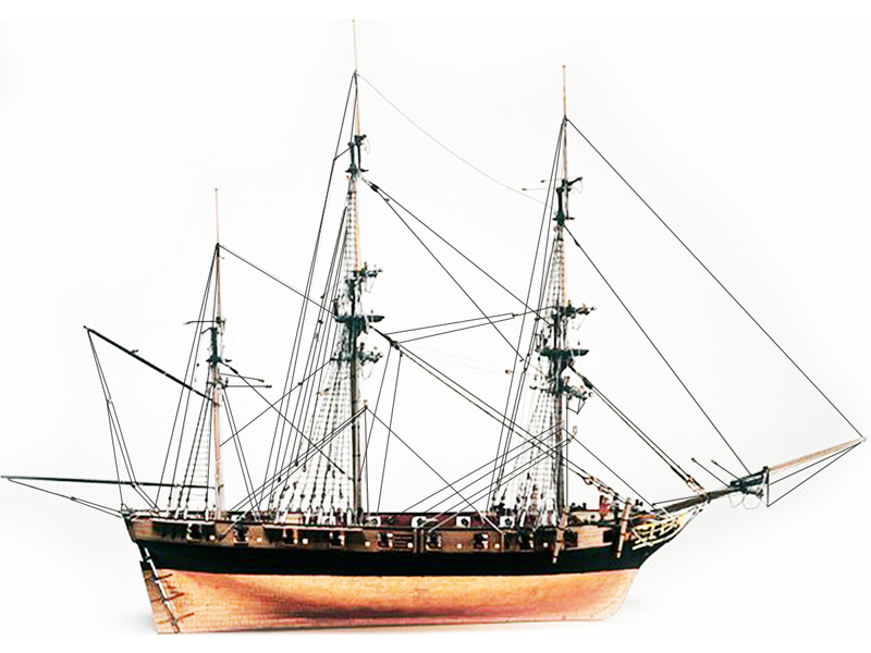 Fotografie produktu: CALDERCRAFT H.M.S. Snake briga 1797 1:64 kit