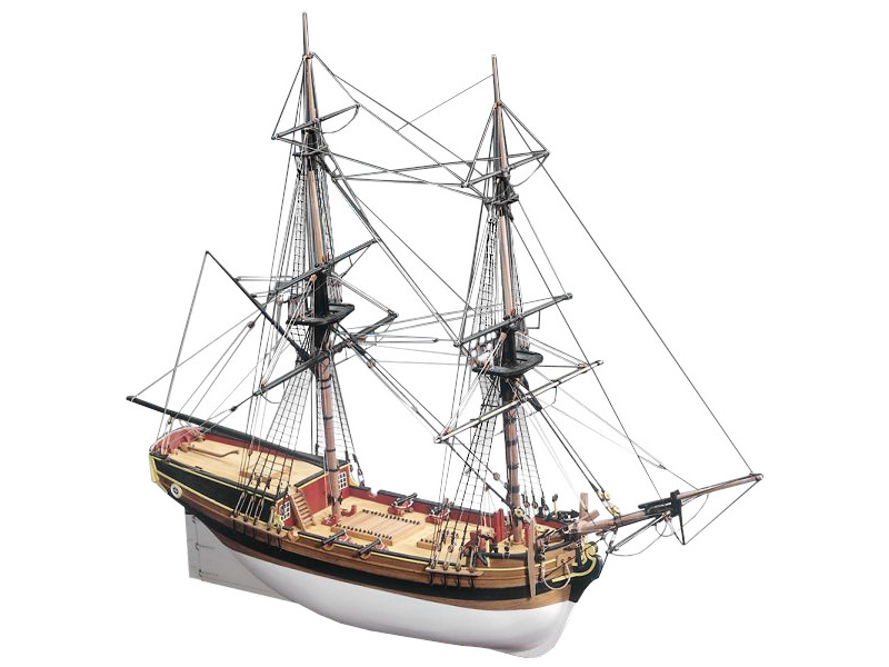 Fotografie produktu: CALDERCRAFT H.M Supply briga 1759 1:64 kit