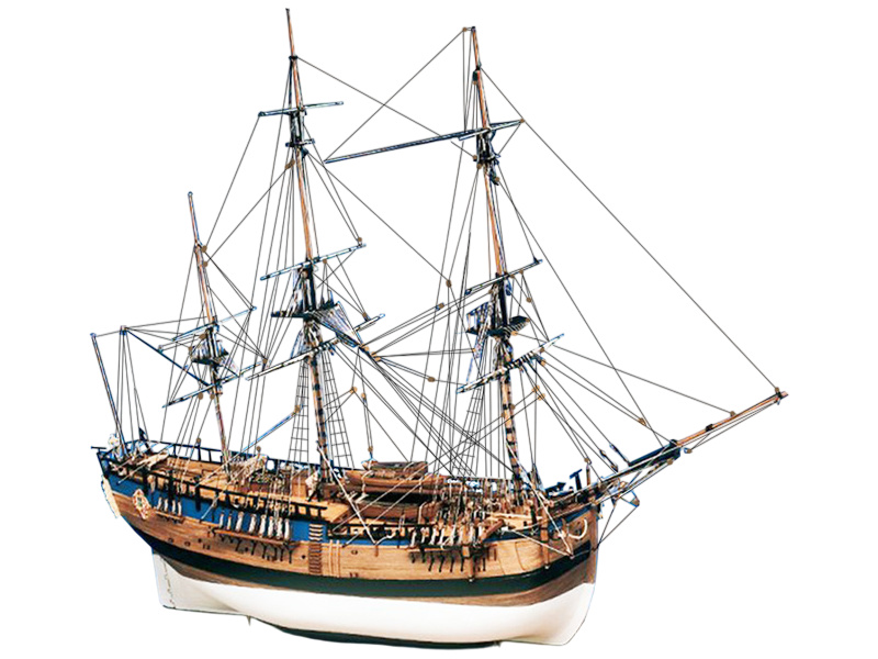 Fotografie produktu: CALDERCRAFT Endeavour H.M. Bark 1767 1:64 kit