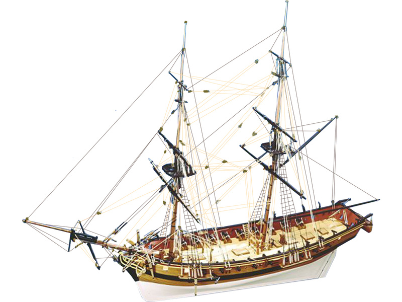 Fotografie produktu: CALDERCRAFT H.M.S. Mars 1781 1:64 kit