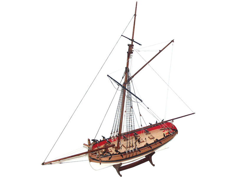 Fotografie produktu: CALDERCRAFT H.M. Sherbourne kutr 18. století 1:64 kit