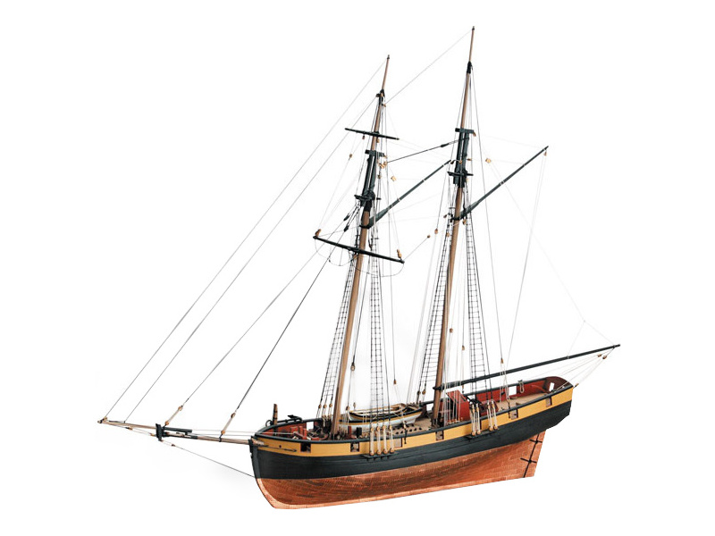 Fotografie produktu: CALDERCRAFT H.M. Pickle škuner 1805 1:64 kit