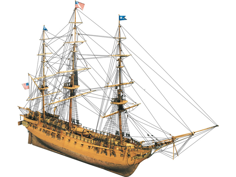 Fotografie produktu: Mantua Model USS Constitution 1:98 kit