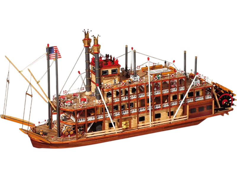 Fotografie produktu: OCCRE Mississippi kolesový parník 1:80 kit