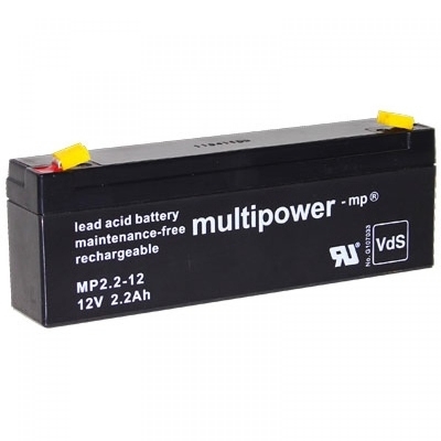 Fotografie produktu: Pb akumulátor MULTIPOWER 12V/2,2Ah