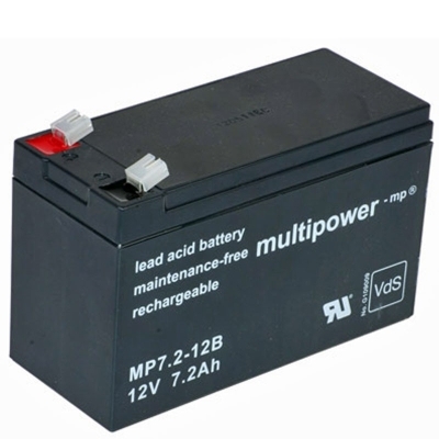 Fotografie produktu: Pb akumulátor MULTIPOWER 12V/7,2Ah