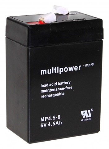 Fotografie produktu: Pb akumulátor MULTIPOWER 6V/4,5Ah