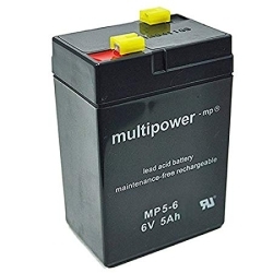 Fotografie produktu: Pb akumulátor MULTIPOWER 6V/5,0Ah