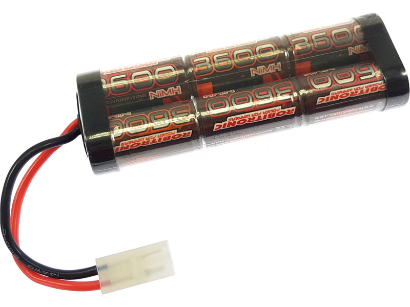 Fotografie produktu: Robitronic NiMH baterie 7.2V 3600mAh Tamiya