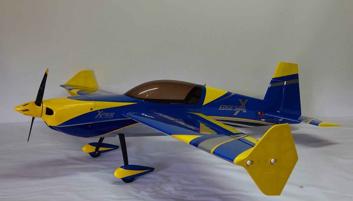 Fotografie produktu: ExtremeFlight 60" Edge 540T V2 EXP PLUS - Modro/Žlutá 1,52m