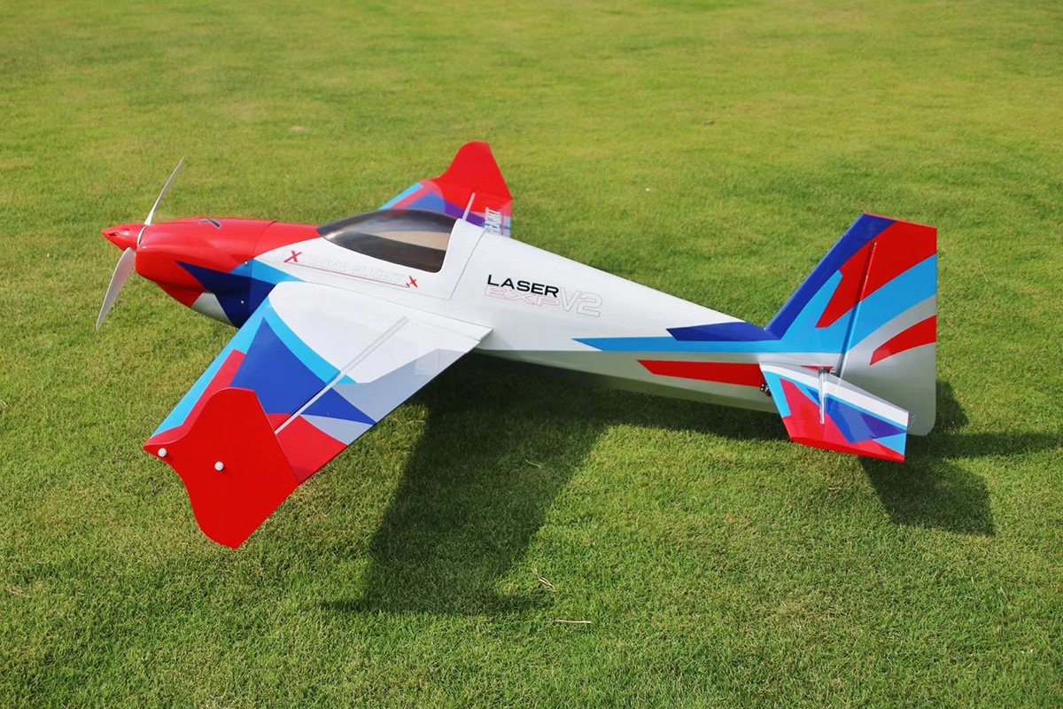 Fotografie produktu: ExtremeFlight 60" Laser V3 PLUS Červená/Bílá/Modrá 1,52m