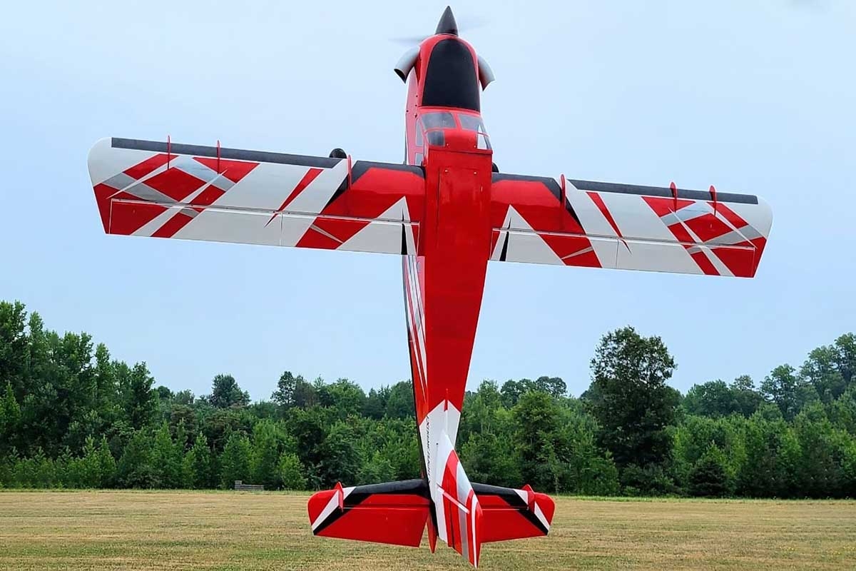 Fotografie produktu: Legacy Aviation 120" Turbo Bushmaster V2 - Červená/Bílá 3,06m