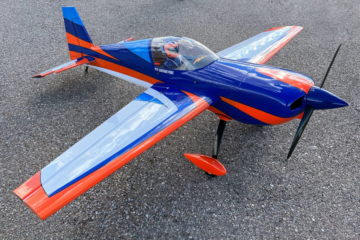 Fotografie produktu: ExtremeFlight 91" Slick 580 - Modrá/Oranžová 2,31m