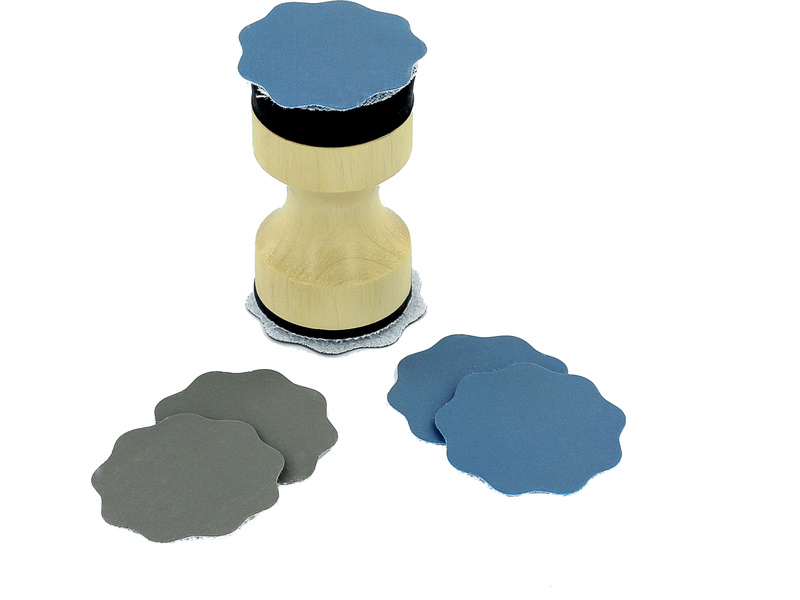 Fotografie produktu: Shesto Modelcraft mini brousítko 32mm, 6x brusný papír