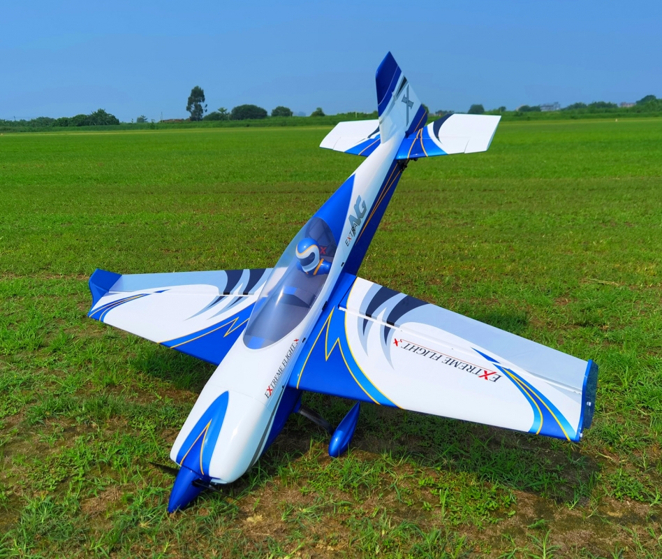 Fotografie produktu: ExtremeFlight 91" Extra NG - Modrá/Bílá/Stříbrná 2,31m