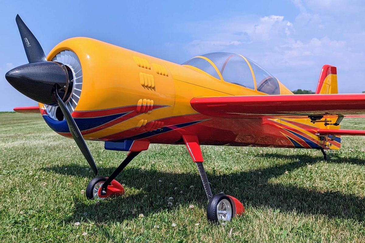 Fotografie produktu: ExtremeFlight 85" Yak 54 EXP Žlutá/Červená 2,16m