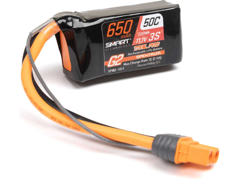 Fotografie produktu: Spektrum Smart G2 Trail Pro LiPo 11.1V 650mAh 50C IC2