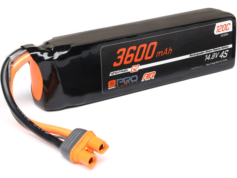 Fotografie produktu: Spektrum Smart G2 Pro Air LiPo 14.8V 3600mAh 120C IC3