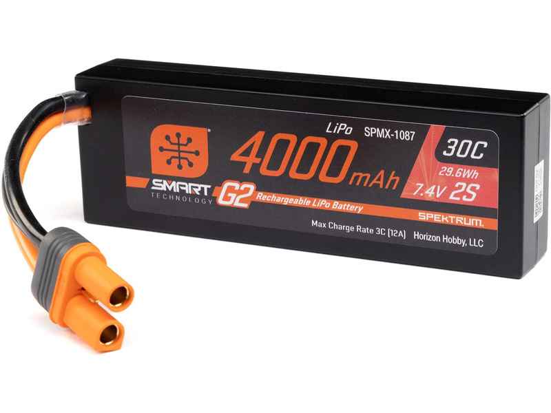 Fotografie produktu: Spektrum Smart G2 LiPo 7.4V 4000mAh 30C IC5