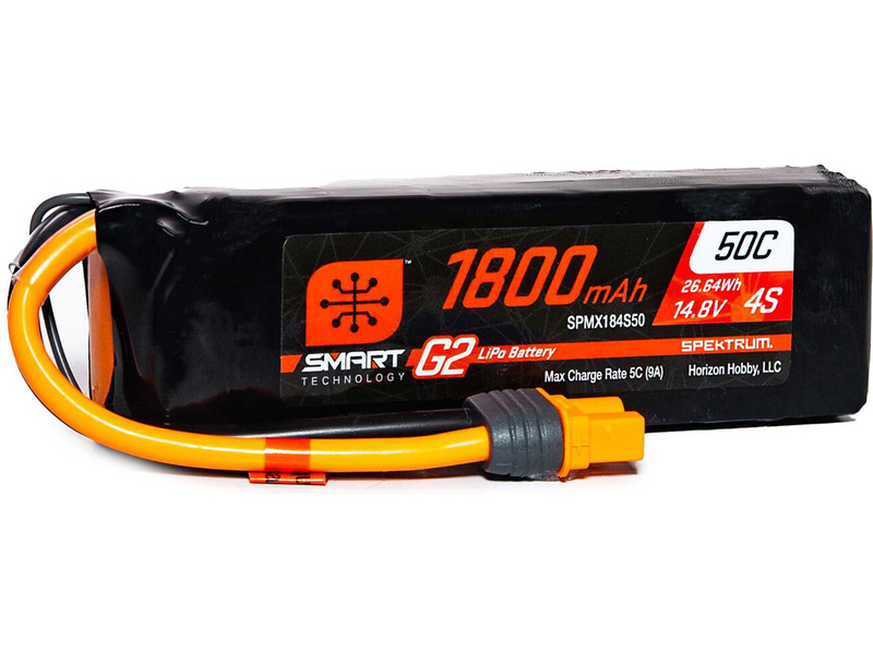 Fotografie produktu: Spektrum Smart G2 LiPo 14.8V 1800mAh 50C IC3