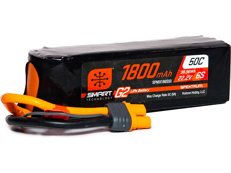 Fotografie produktu: Spektrum Smart G2 LiPo 22.2V 1800mAh 50C IC3