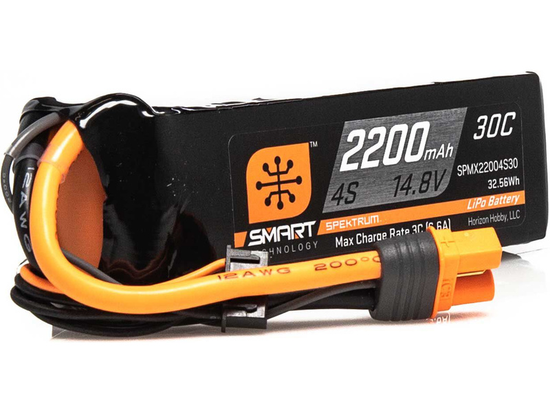Fotografie produktu: Spektrum Smart LiPo 14.8V 2200mAh 30C IC3