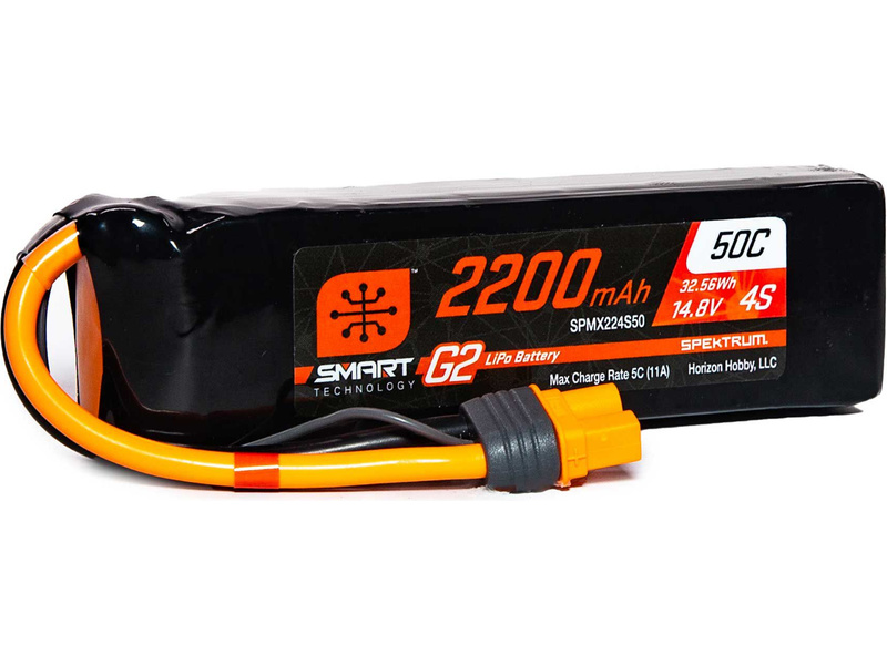Fotografie produktu: Spektrum Smart G2 LiPo 14.8V 2200mAh 50C IC3