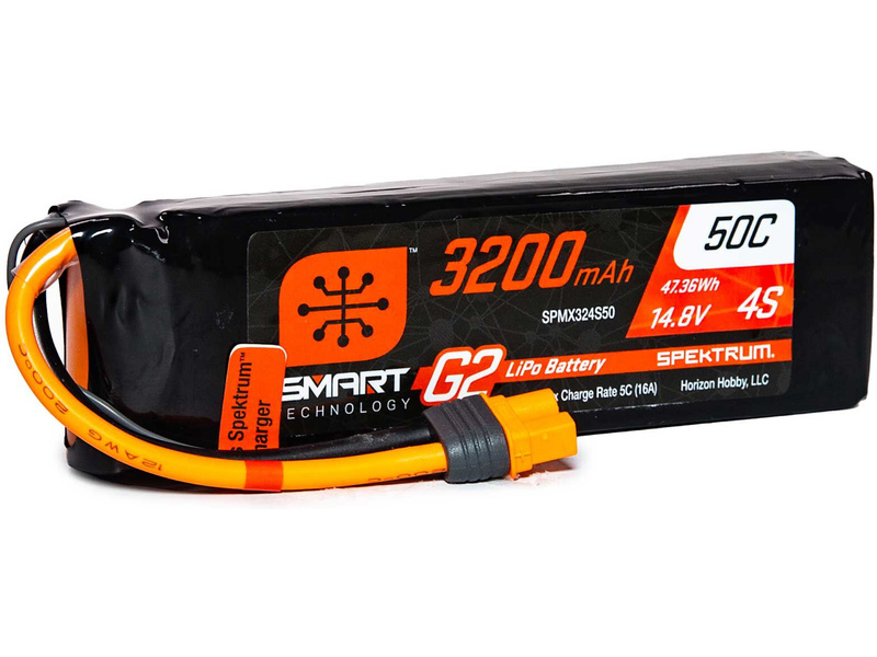 Fotografie produktu: Spektrum Smart G2 LiPo 14.8V 3200mAh 50C IC3