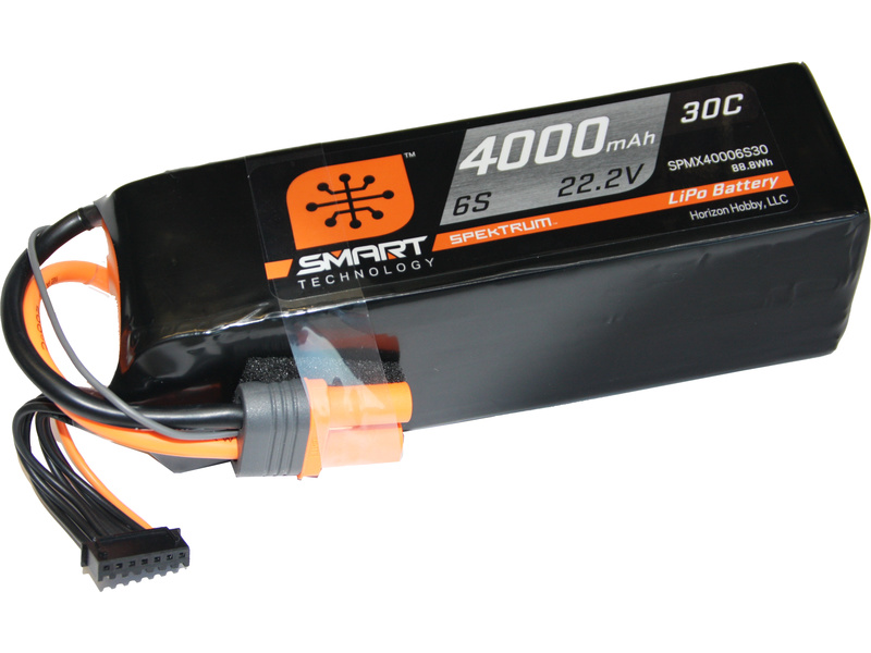 Fotografie produktu: Spektrum Smart LiPo 22.2V 4000mAh 30C IC5