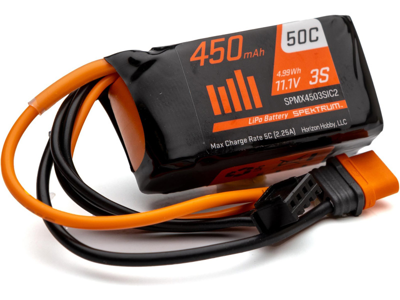 Fotografie produktu: Spektrum LiPo 11.1V 450mAh 50C IC2