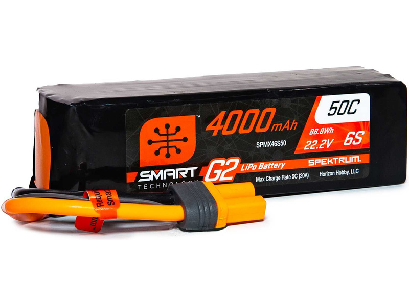 Fotografie produktu: Spektrum Smart G2 LiPo 22.2V 4000mAh 50C IC5