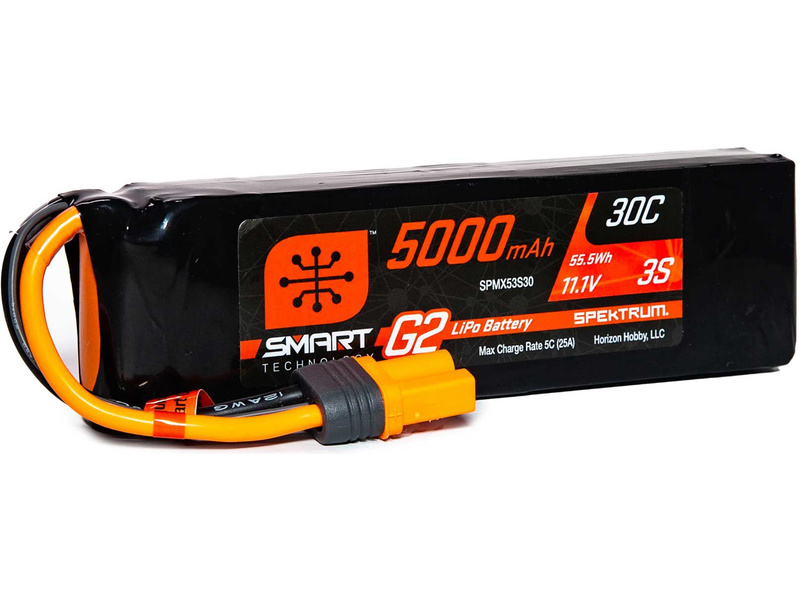 Fotografie produktu: Spektrum Smart G2 LiPo 11.1V 5000mAh 30C IC5