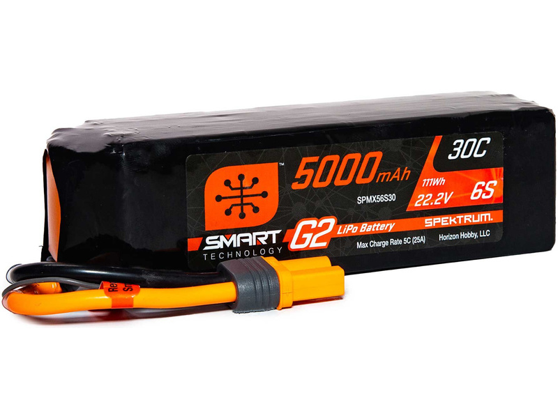 Fotografie produktu: Spektrum Smart G2 LiPo 22.2V 5000mAh 30C IC5