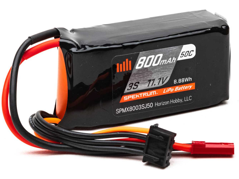 Fotografie produktu: Spektrum LiPo 11.1V 800mAh 50C JST