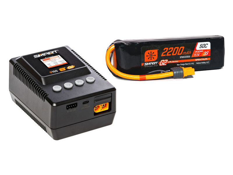 Fotografie produktu: Spektrum Smart Powerstage G2 Air 3S 2200mAh IC3, nabíječ S155