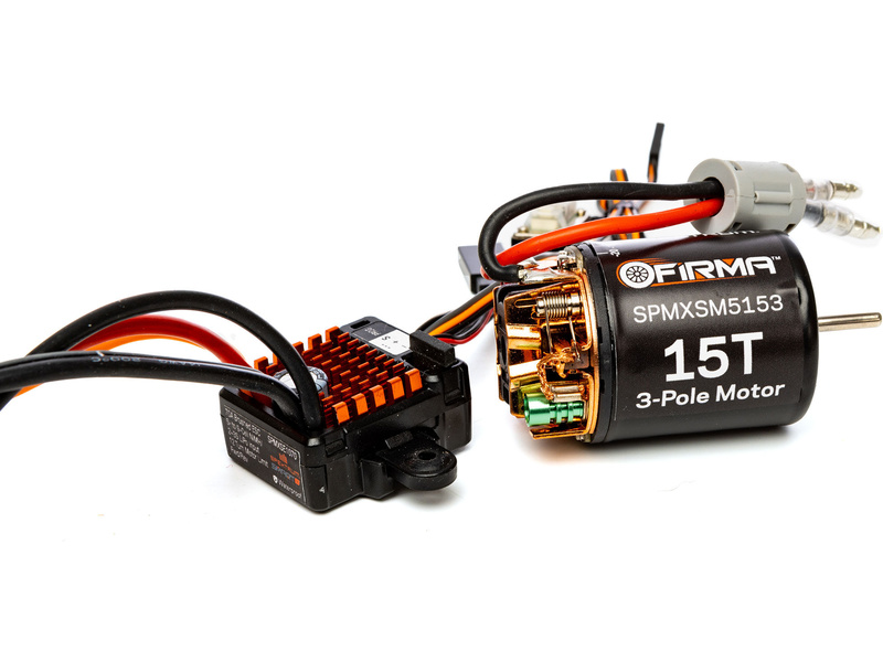 Fotografie produktu: Spektrum motor stejnosměrný Firma 540 15T, regulátor Firma 70A 2-3S